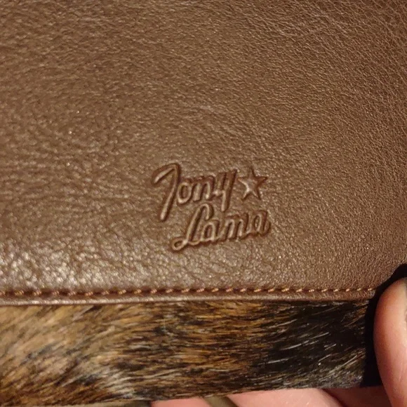 Tony Lama. Cognac Cowhide leather  wallet. Never used. Brand new. No tags. - Picture 16 of 17